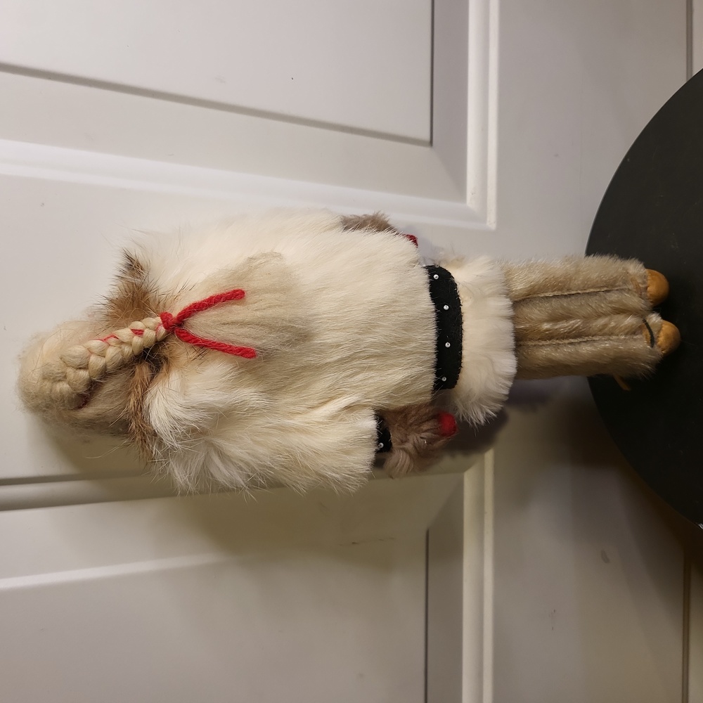 Antique Female ALASKAN YUPIK Doll INUIT Hand Stitched - Picture 4 of 14